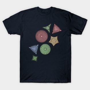 Diatoms - Marine Biology Art T-Shirt